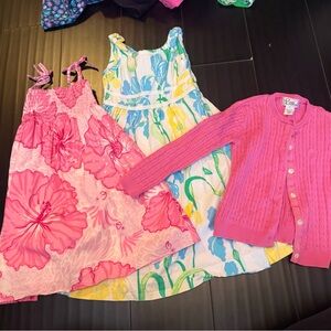 Lilly Pulitzer girls 4 / 4t bundle lot dresses 
 vintage 2000s y2k size 4t